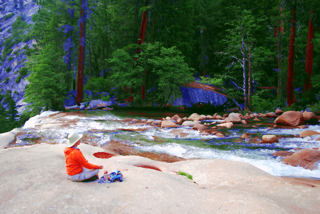 Peaceful landscape photograph